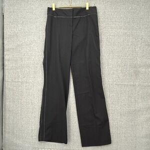 Karen Millen Black Pinstripe Dress‎ Pants Career 30x33 Old Money Preppy Cottage